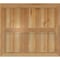 Ekena Millwork Framed Board-n-Batten Shutters, Rough Sawn Western Red Cedar, 26 7/8W x 24H, PR RBF06S26X024RWR - alternate 2